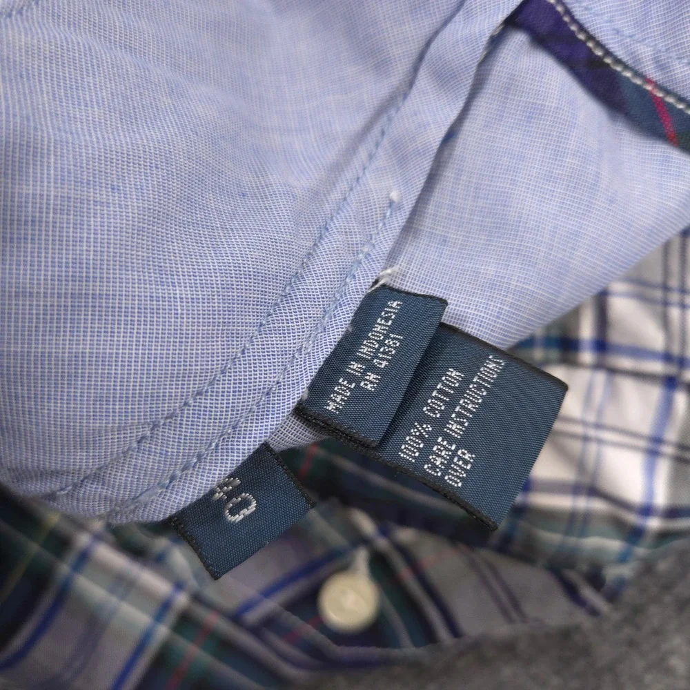 Polo Ralph Lauren Shorts Mens‎ 40 Tartan Plaid Chino Slim GI Fit Coin Pocket